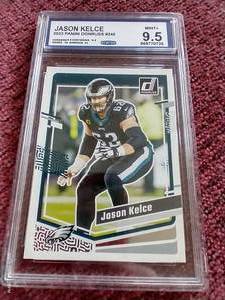 lot 259 image: 2023 Donruss Jason Kelce - CCG 9.5