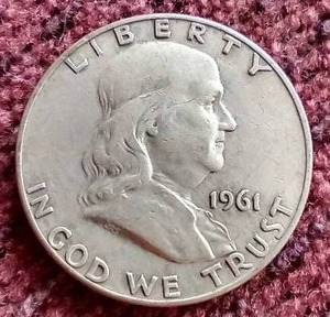 lot 264 image: 1961-D Franklin Half Dollar