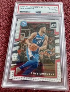 lot 271 image: 2017 Optic Ben Simmons - PSA 10