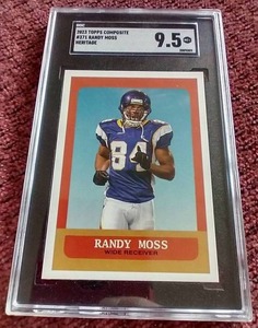 lot 274 image: 2023 Topps Composite Randy Moss - SGC 9.5