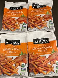 E -  4 Bags of Alexia Organic Sweet Potato Fries