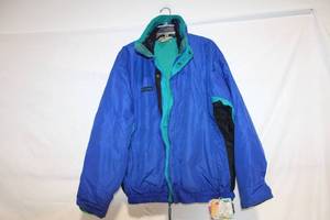 lot 2 image: Columbia Sportswear Blue and Green Winter Jacket