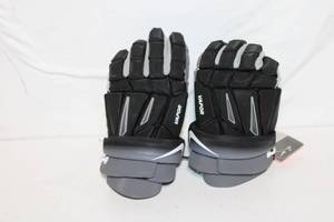 lot 4 image: Pair of Vapor Medium Lacrosse Gloves - Black