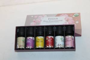 lot 6 image: Esslux Pure Essential Oil Set of 6 - USDA Organic