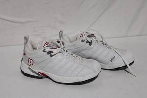 lot 51 image: Pair of White Athletic Sneakers Size 8.5