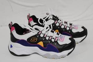 lot 59 image: Skechers Ladies Size 8.5 Colorful Athletic Shoes