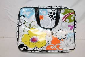 lot 80 image: Tepper Jackson Floral Print Vinyl Bag