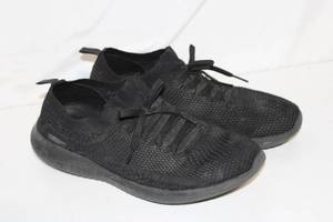 lot 112 image: Pair of Black Knit Athletic Shoes