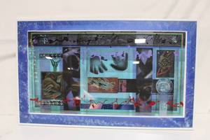 lot 141 image: Mary Hejronka Untitled 1998 Framed Abstract Artwork