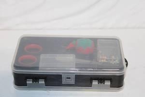 lot 152 image: Comprehensive Sewing Kit with Threads, Scissors, and Accessories