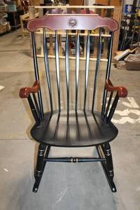 lot 172 image: Mars Hill College Commemorative Rocking Chair
