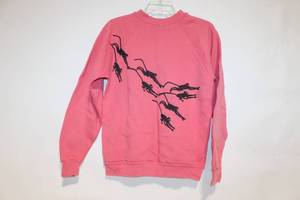 lot 219 image: Greatland Pink Sweatshirt with Monkey Design