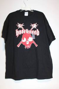 lot 238 image: Hatebreed Graphic T-Shirt Size 2XL Black Cotton