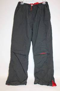 lot 274 image: Athletic Works XL Black Rain Pants with Red Lining