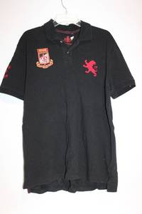 lot 404 image: Express XL Black Polo Shirt with Valor Embroidery