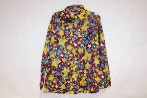 lot 412 image: Vintage Raska Parrott & Co Star-Patterned Nylon Jacket - Size Large