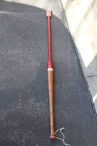 Heavy Duty Ice Chopper with Wooden Handle and Sharp Blade