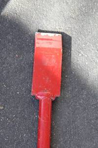 Heavy Duty Ice Chopper with Wooden Handle and Sharp Blade