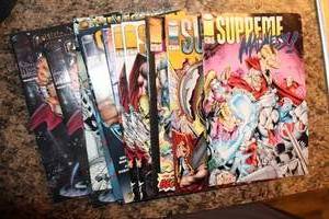 lot 88 image: Collection of 10 Supreme Comic Books