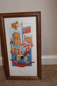 lot 151 image: Framed Childrens Room Print by D. Morgan - My Little Boy