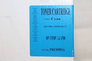 lot 35 image: HP Compatible Cyan Toner Cartridge for LJ 4700 - Sealed Box