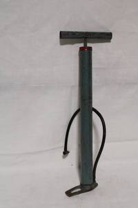 lot 45 image: Vintage Hand Pump with Hose for Bicycle or Inflatable