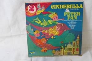 lot 55 image: Cinderella & Peter Pan Record Set with Story and Songs