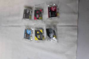 lot 120 image: Set of 6 Epson 127 Remanufactured Ink Cartridges - Assorted Colors