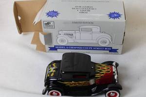 lot 184 image: 125 Scale Model A Chopped Coupe Street Rod Coin Bank