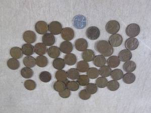 (FS) 48 Wheat Pennies Mix of Teens,...
