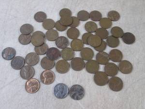 (FS) 48 Wheat Pennies Mix of 30s 4...