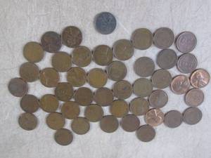 (FS) 48 Wheat Pennies Mix of Teens,...