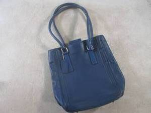(CS) Vintage Coach 9422 Blue Leathe...