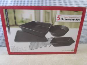 (EW3) 5pc Heavy Guage Non Stick Bak...