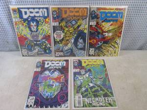 (G-1) 5 Vintage Marvel Comics Doom ...