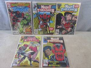 (G-1) 5 Vintage Marvel Comics Night...