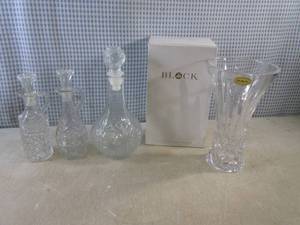 (EW3) Block Hand Made Lead Crystal ...