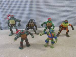 (BSB) 6 Assorted Mutant Ninja Turtl...