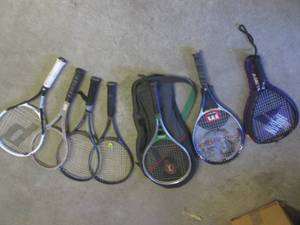 (EW4) Assortment of Tennis Rackets...