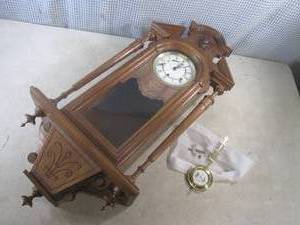 (A-2) Large Hand Made Wall Clock - ...