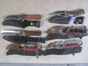 (BSB) 6 Assorted As-Is Knives with ...