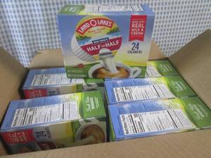 (B-2) 6 Boxes of 24 Half and Half C...