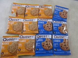 (B-1) 12 Quest Protein Cookies 7 Pe...