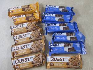 (B-1) 12 Assorted Quest Protein Bar...