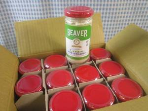 (B-2) 12 Jars of Beaver Cream Horse...