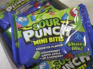 (C-1) 12 Bags of Sour Punch Assorte...