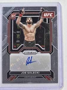 lot 39 image: Joe Solecki Rookie Auto Panini Prizm UFC No. SA-JSL