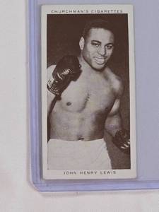 lot 40 image: John Henry Lewis 1938 Churchmans Vintage Boxing Card - No. 24