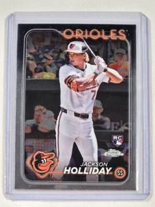 lot 43 image: Jackson Holliday Rookie Topps Chrome No. 88