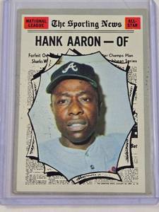 lot 48 image: Hank Aaron 1970 Topps No. 462 Vintage  Baseball Card